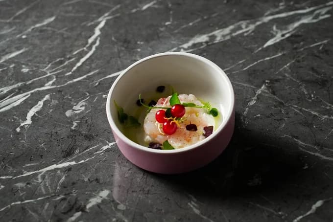 Tartare di gamberi rossi